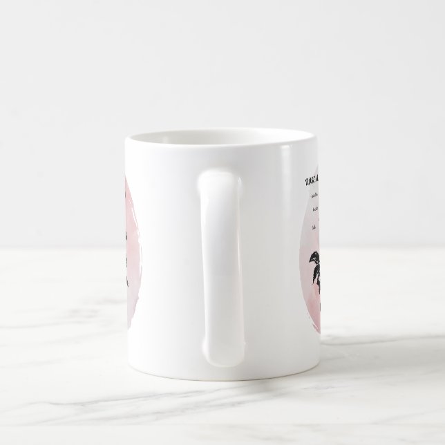 Taza De Café Rosa de cabaña mágica en rosa (Mango)