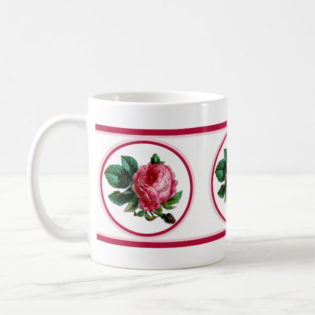 Taza De Café Rosa de col Coffee Mug (Izquierda)