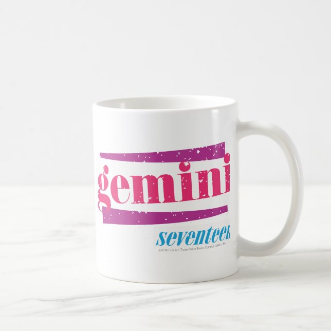 Taza De Café Rosa de los géminis (Derecha)