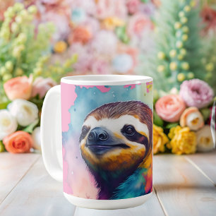 Taza De Café Rosa de mancha acuática