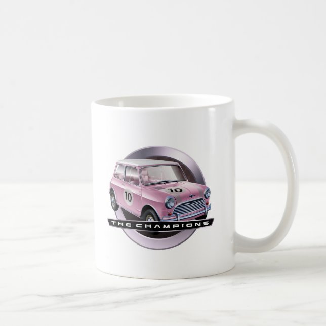 Taza De Café Rosa de Mini Cooper S (Derecha)