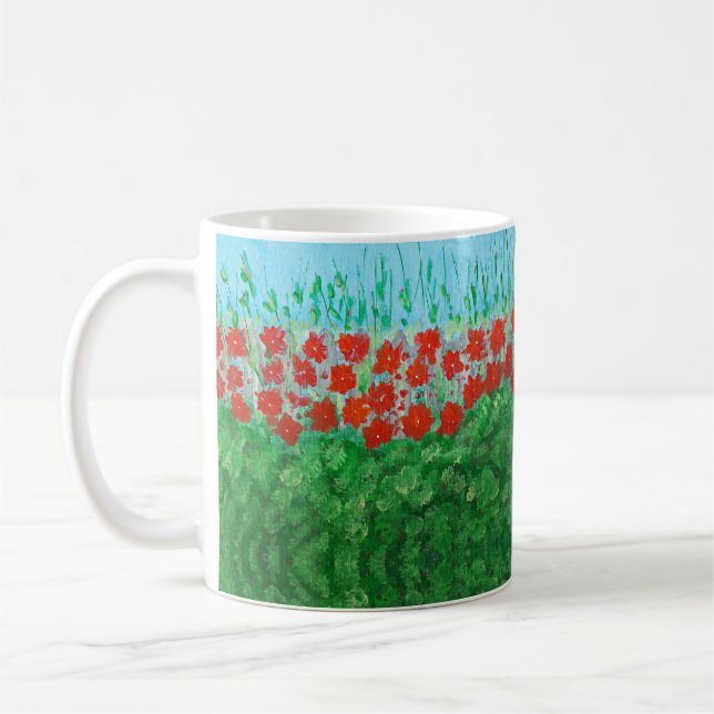 Taza De Café Rosa de Mollie Coffee Mug (Izquierda)