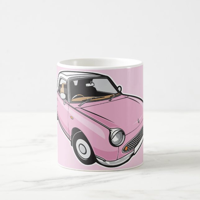 Taza De Café Rosa de Nissan Figaro (Centro)