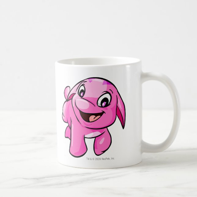 Taza De Café Rosa de Poogle (Derecha)
