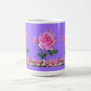Taza De Café Rosa De Sharon Lilly Del Café Del Valle