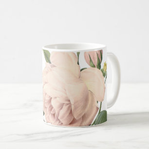Taza De Café rosa de té fragante de Redouté Coffee Mug