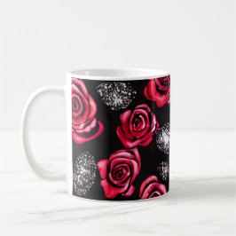 Taza De Café Rosa Design Mug
