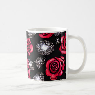 Taza De Café Rosa Design Mug