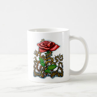 Taza De Café Rosa en Thorns