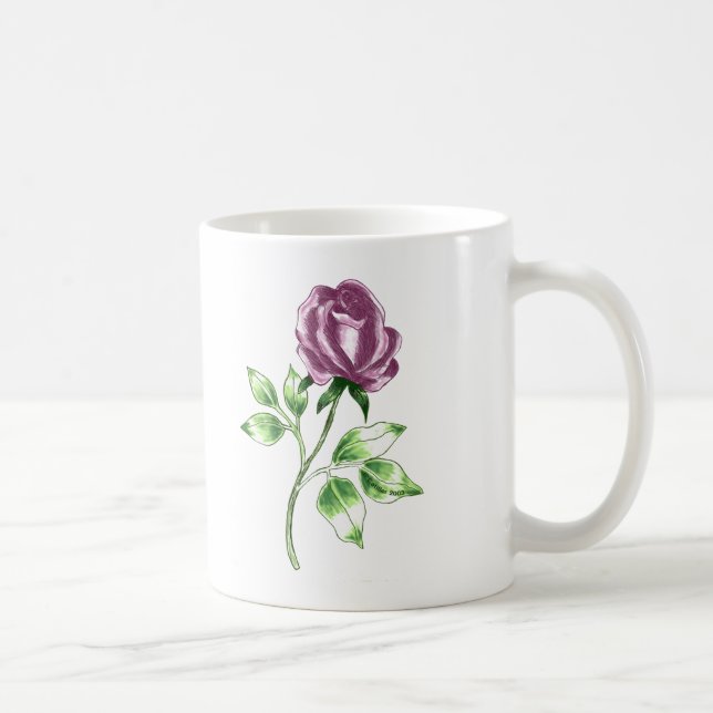 Taza De Café Rosa encantador (Derecha)
