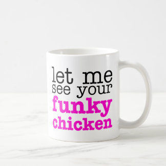 Taza De Café Rosa enrrollado del pollo