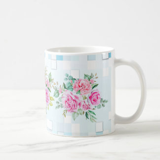Taza De Café Rosa Flower Mug-11 oz-Durable café cerámico Mug
