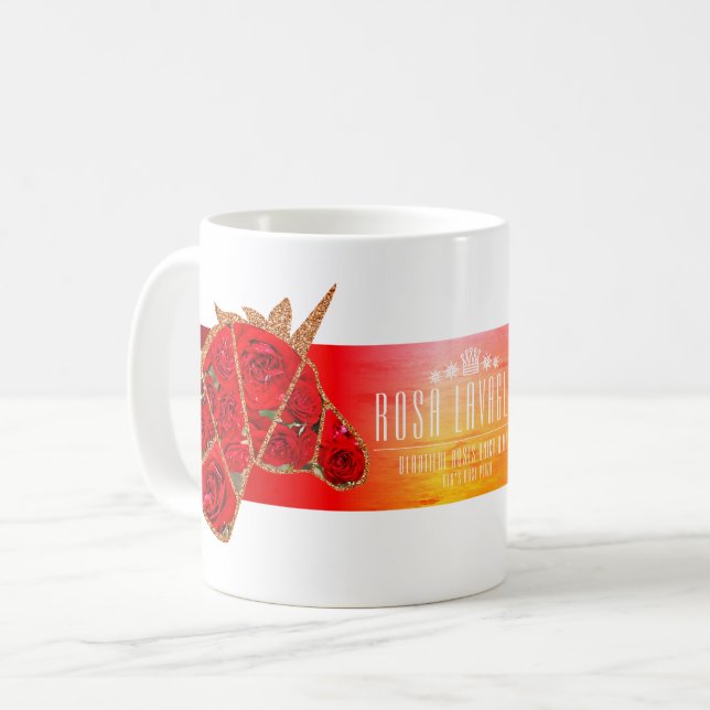 Taza De Café Rosa Lavaglut (Anverso izquierdo)