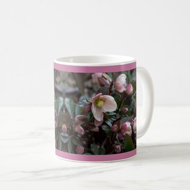 Taza De Café Rosa Lenten (Anverso derecho)