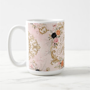 Taza de café rosa lindo de Halloween - Feliz Hallo