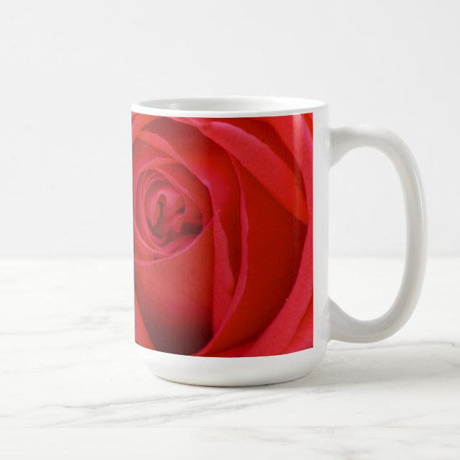 Taza De Café Rosa Mug (Derecha)