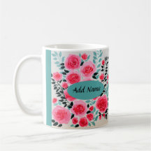 Rosa Mug (Agregar texto)