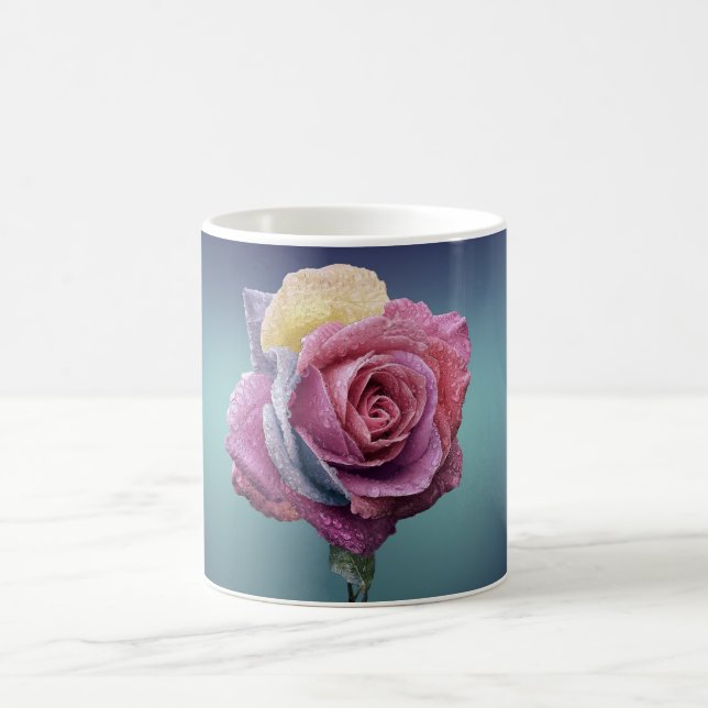 Taza De Café Rosa multicolor (Centro)