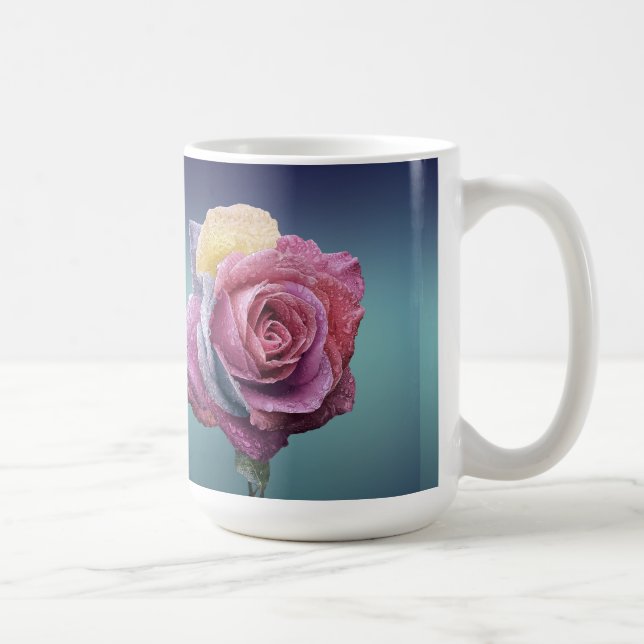 Taza De Café Rosa multicolor (Derecha)