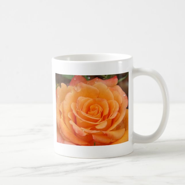 Taza De Café Rosa naranja (Derecha)