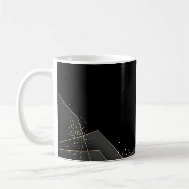 Taza De Café Rosa negro (Izquierda)
