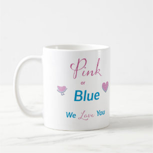 Taza De Café Rosa o azul