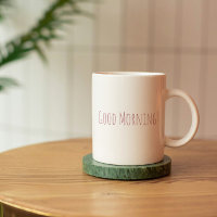 Rosa Oro Buenos días Cita Mug