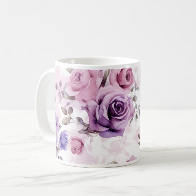 Taza De Café Rosa Patrón Café Mug (Anverso izquierdo)