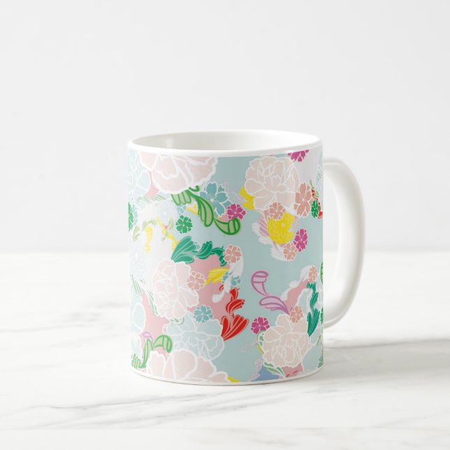 Taza De Café Rosa peony (Anverso derecho)