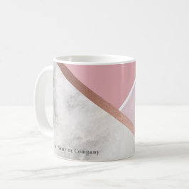 Taza De Café Rosa personalizado de oro de cobre