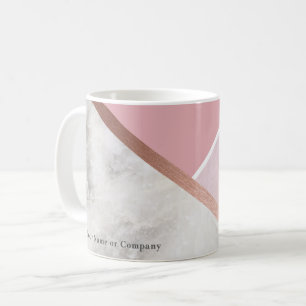 Taza De Café Rosa personalizado de oro de cobre