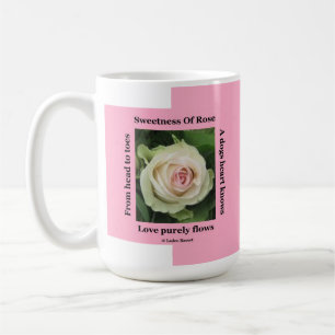 Taza De Café Rosa Poético Mug En Rosa Por Ladee Basset