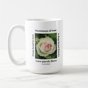 Taza De Café Rosa Poético Mug Por Ladee Basset