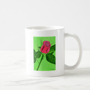 Taza De Café Rosa Roja