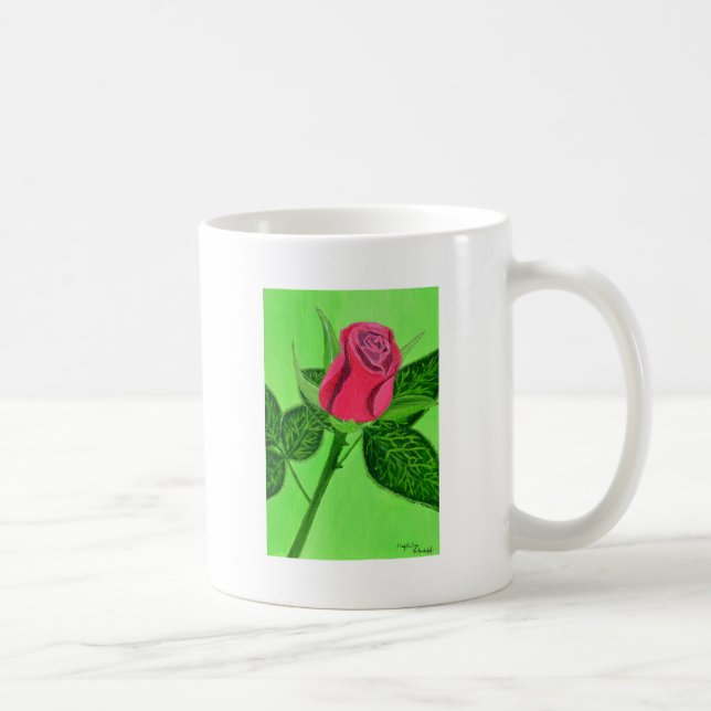 Taza De Café Rosa Roja (Derecha)