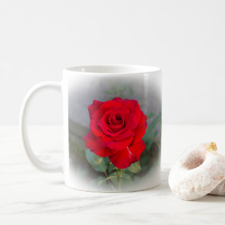 Taza De Café Rosa Roja