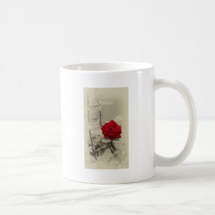 Taza De Café rosa rojo