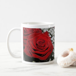 Taza De Café Rosa rojo hermoso