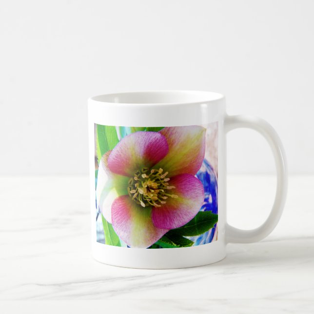 Taza De Café Rosa rosa de Cuaresma, (Derecha)