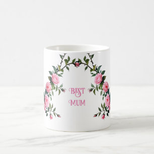 Taza De Café Rosa rosa elegante