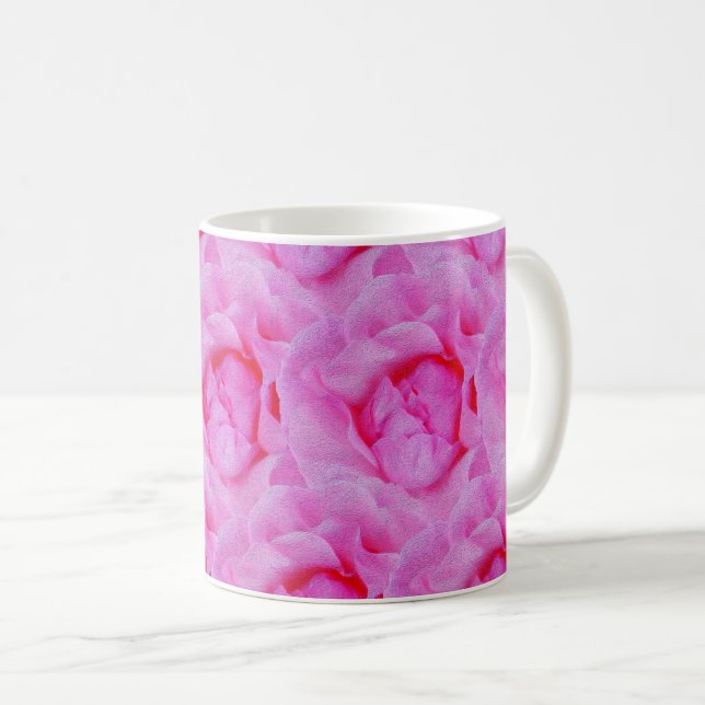 Taza De Café rosa rosa rosa rosa (Anverso derecho)