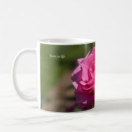 Taza De Café Rosa rosa simple