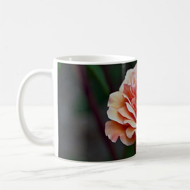 Taza De Café Rosa rosa simple (Izquierda)