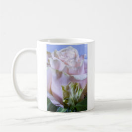Taza De Café rosa rosa y verde 2421