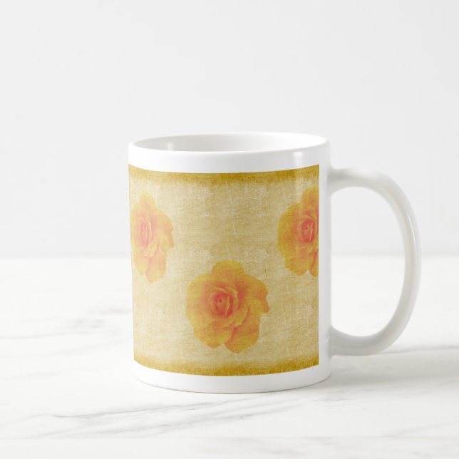Taza De Café Rosa ruso Mug (Derecha)