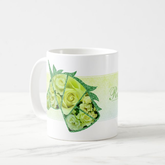 Taza De Café Rosa Ryokko (Anverso izquierdo)