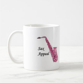 Taza De Café Rosa Sax