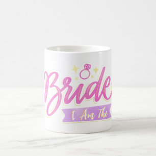 Taza De Café Rosa Soy El Regalo fiesta De La Novia Bachelorette
