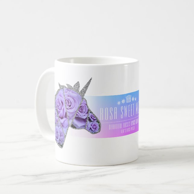 Taza De Café Rosa Sweet Moon (Anverso izquierdo)