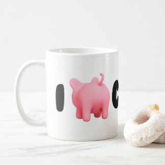 Taza De Café Rosa the Pig I Rosa Coffee Mug